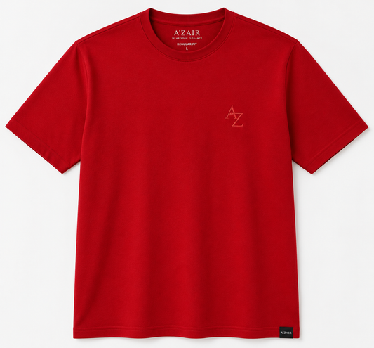 A'ZAIR Regular Fit T-Shirt – Red